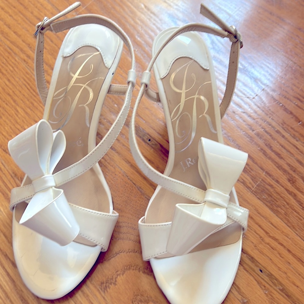 Cute white heels